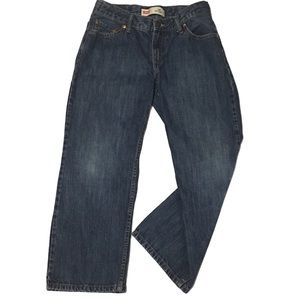 Boys Levi's 550 Relaxed Jeans 10 Husky (30x26)